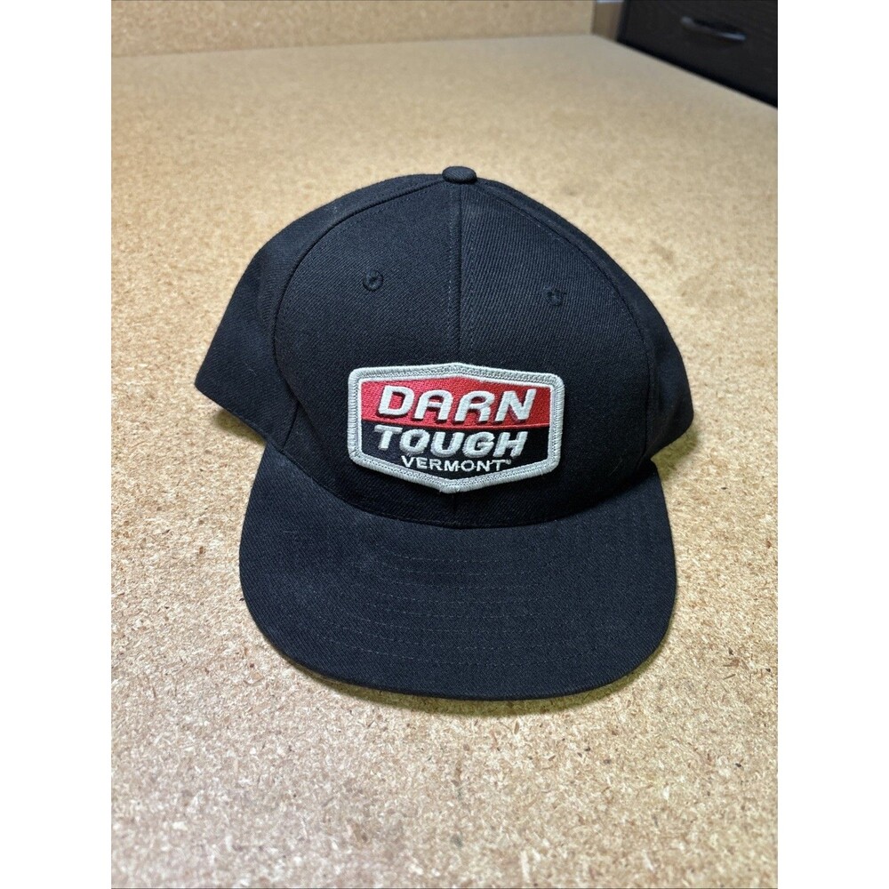 Darn Tough Vermont Trucker Hat Snapback Black Patch USA Made Cap